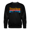 Premium Truckee, California Sweatshirt - Retro Mountain & Birds Premium Men's Truckee Sweatshirt
