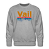 Premium Vail, Colorado Sweatshirt - Retro Mountain & Birds Premium Men's Vail Sweatshirt - heather grey