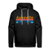 Premium Asheville, North Carolina Hoodie - Retro Mountain & Birds Premium Men's Asheville Sweatshirt / Hoodie - black