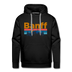 Premium Banff, Canada Hoodie - Retro Mountain & Birds Premium Men's Banff Sweatshirt / Hoodie - black