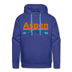 Premium Aspen, Colorado Hoodie - Retro Mountain & Birds Premium Men's Aspen Sweatshirt / Hoodie - royalblue