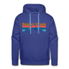 Premium Beaver Creek, Colorado Hoodie - Retro Mountain & Birds Premium Men's Beaver Creek Sweatshirt / Hoodie - royalblue