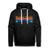 Premium Beaver Creek, Colorado Hoodie - Retro Mountain & Birds Premium Men's Beaver Creek Sweatshirt / Hoodie - charcoal grey
