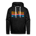Premium Big Sky, Montana Hoodie - Retro Mountain & Birds Premium Men's Big Sky Sweatshirt / Hoodie - charcoal grey