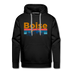 Premium Boise, Idaho Hoodie - Retro Mountain & Birds Premium Men's Boise Sweatshirt / Hoodie - black