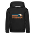 Telluride, Colorado Youth Hoodie - Retro Mountain Youth Telluride Hooded Sweatshirt - black