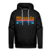 Premium Missoula, Montana Hoodie - Retro Mountain & Birds Premium Men's Missoula Sweatshirt / Hoodie - black