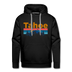 Premium Lake Tahoe, California Hoodie - Retro Mountain & Birds Premium Men's Lake Tahoe Sweatshirt / Hoodie - black