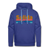 Premium Salida, Colorado Hoodie - Retro Mountain & Birds Premium Men's Salida Sweatshirt / Hoodie - royalblue