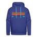 Premium Snowmass, Colorado Hoodie - Retro Mountain & Birds Premium Men's Snowmass Sweatshirt / Hoodie - royalblue