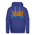 Premium Vail, Colorado Hoodie - Retro Mountain & Birds Premium Men's Vail Sweatshirt / Hoodie - royalblue
