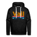 Premium Vail, Colorado Hoodie - Retro Mountain & Birds Premium Men's Vail Sweatshirt / Hoodie - charcoal grey