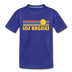 Los Angeles, California Toddler T-Shirt - Retro Sun Los Angeles Toddler Tee - royal blue