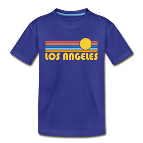 Los Angeles, California Toddler T-Shirt - Retro Sun Los Angeles Toddler Tee