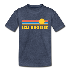 Los Angeles, California Toddler T-Shirt - Retro Sun Los Angeles Toddler Tee
