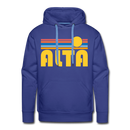 Alta - Retro Sun Hoodie - royal blue