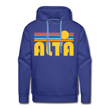 Alta - Retro Sun Hoodie - royal blue