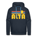 Alta - Retro Sun Hoodie - navy