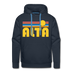 Alta - Retro Sun Hoodie - navy