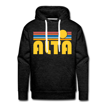 Alta - Retro Sun Hoodie - charcoal grey