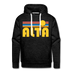 Alta - Retro Sun Hoodie - charcoal grey