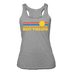 West Virginia Tank Top - Retro Sun Women’s West Virginia Tri-Blend Racerback Tank - heather grey