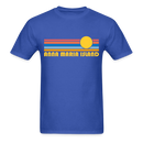 Anna Maria Island, Florida Basic T-Shirt - Unisex Anna Maria Island T Shirt Retro Sun - royal blue