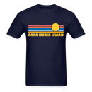 Anna Maria Island, Florida Basic T-Shirt - Unisex Anna Maria Island T Shirt Retro Sun - navy