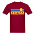 Arizona Basic T-Shirt - Unisex Arizona T Shirt Retro Sun - dark red