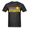 Atlanta, Georgia Basic T-Shirt - Unisex Atlanta T Shirt Retro Sun - heather black