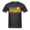 Atlanta, Georgia Basic T-Shirt - Unisex Atlanta T Shirt Retro Sun - heather black