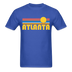 Atlanta, Georgia Basic T-Shirt - Unisex Atlanta T Shirt Retro Sun - royal blue