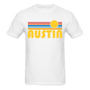 Austin, Texas Basic T-Shirt - Unisex Austin T Shirt Retro Sun - white