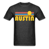 Austin, Texas Basic T-Shirt - Unisex Austin T Shirt Retro Sun - heather black