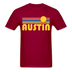 Austin, Texas Basic T-Shirt - Unisex Austin T Shirt Retro Sun - dark red