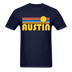 Austin, Texas Basic T-Shirt - Unisex Austin T Shirt Retro Sun - navy