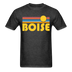 Boise, Idaho Basic T-Shirt - Unisex Boise T Shirt Retro Sun - heather black