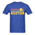Boston, Massachusetts Basic T-Shirt - Unisex Boston T Shirt Retro Sun - royal blue