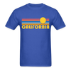 California Basic T-Shirt - Unisex California T Shirt Retro Sun - royal blue
