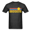 Brooklyn, New York Basic T-Shirt - Unisex Brooklyn T Shirt Retro Sun - heather black