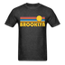 Brooklyn, New York Basic T-Shirt - Unisex Brooklyn T Shirt Retro Sun - heather black
