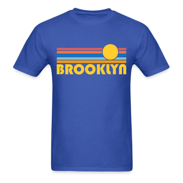 Brooklyn, New York Basic T-Shirt - Unisex Brooklyn T Shirt Retro Sun - royal blue