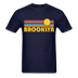 Brooklyn, New York Basic T-Shirt - Unisex Brooklyn T Shirt Retro Sun - navy