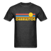 Charleston, South Carolina Basic T-Shirt - Unisex Charleston T Shirt Retro Sun - heather black
