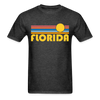 Florida Basic T-Shirt - Unisex Florida T Shirt Retro Sun - heather black