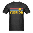 Florida Basic T-Shirt - Unisex Florida T Shirt Retro Sun - heather black