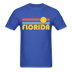 Florida Basic T-Shirt - Unisex Florida T Shirt Retro Sun - royal blue