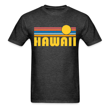 Hawaii Basic T-Shirt - Unisex Hawaii T Shirt Retro Sun - heather black