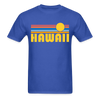 Hawaii Basic T-Shirt - Unisex Hawaii T Shirt Retro Sun - royal blue