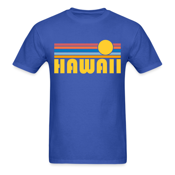 Hawaii Basic T-Shirt - Unisex Hawaii T Shirt Retro Sun - royal blue